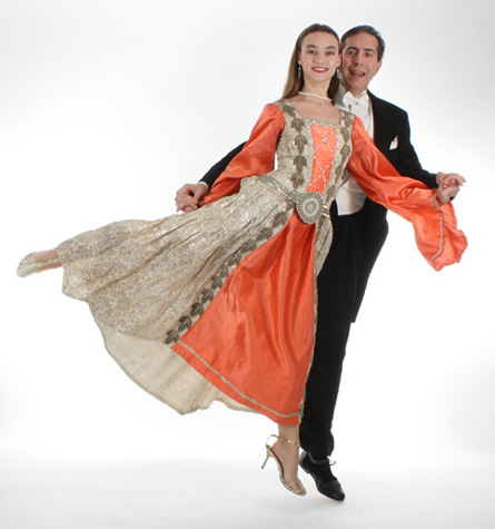 waltz, ballroom - author with Kelly Douglass